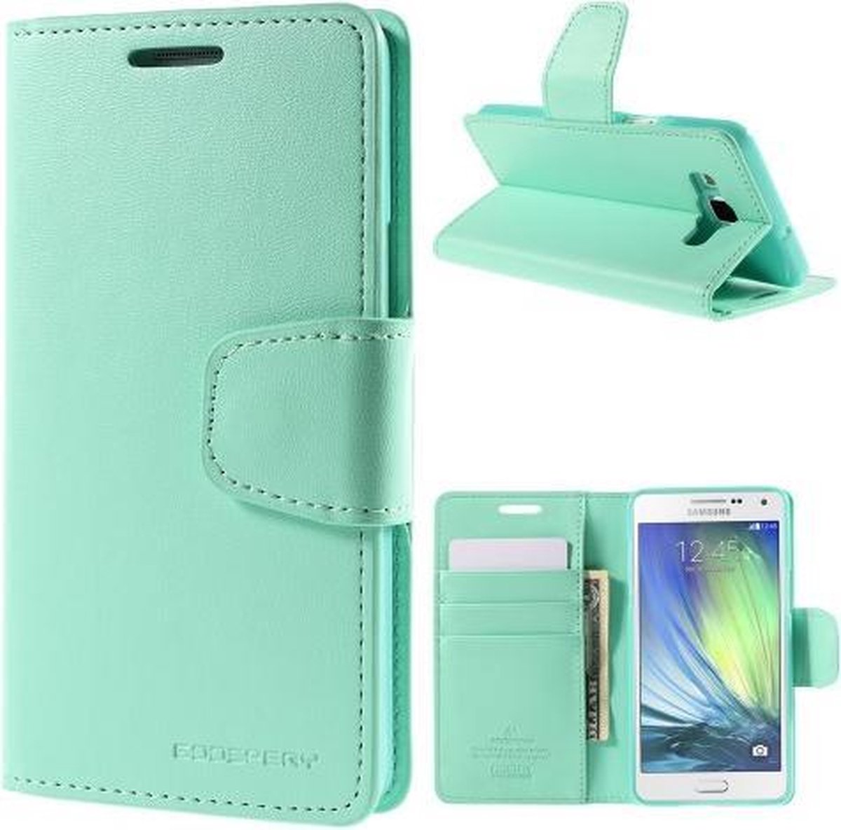 Goospery Sonata Leather hoesje Samsung Galaxy Core 2 mint