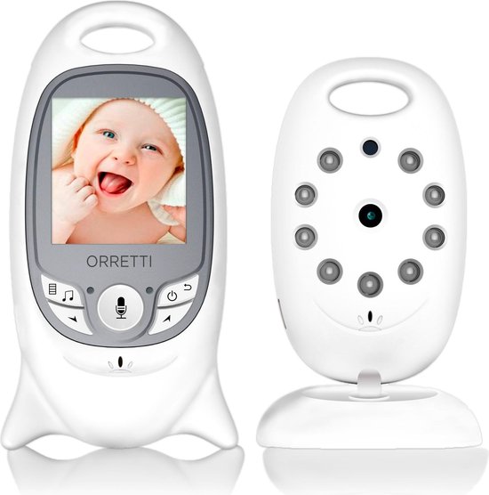 Babyphone Avec Caméra 2.4 Dvm-71 Blanc-Taupe pas cher