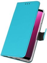 Wallet Cases Hoesje voor Galaxy S9 Blauw