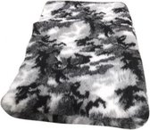 Vetbed - hondendeken Camouflage Grijs latex anti slip 75 x 50 cm
