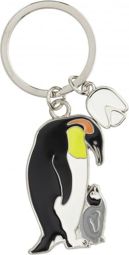 Diverse Van hen Aftrekken Metalen pinguin sleutelhanger 5 cm | bol.com