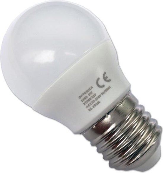 LED lamp 4W E27 220V - 2800K Warm wit