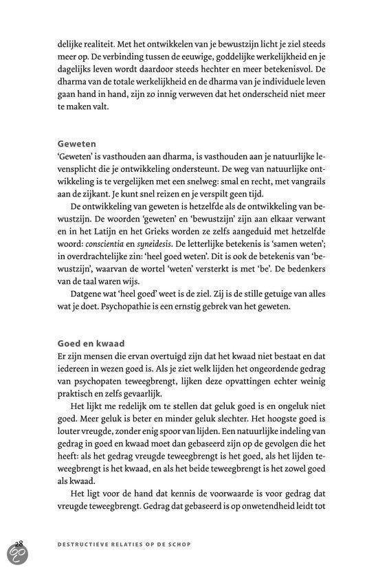 Destructieve relaties op de schop