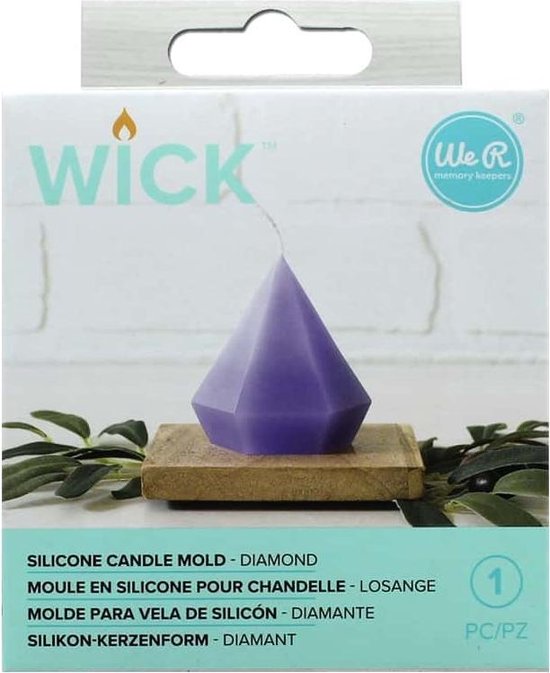 Machu Picchu Ideaal Kruipen We R Memory Keepers - Wick Siliconen kaarsen vorm - voor het maken van  kaarsen - diamond | bol.com