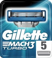 Gillette Mach 3 Turbo Scheermesjes 5 stuks