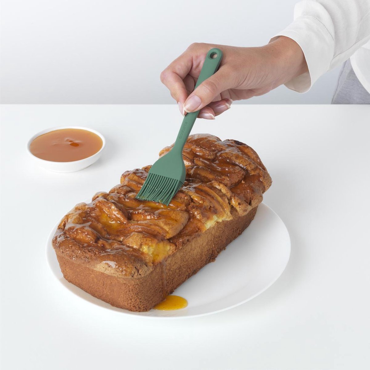 Tasty+ Spatule à Pâtisserie, silicone - Fir Green