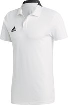 adidas Poloshirt - Maat S  - Mannen - wit