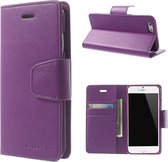 Goospery Sonata Leather case hoesje iPhone 6 paars