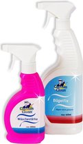 Set strijkijzer clean (650 ml) en wasversterker (300 ml)