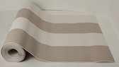Dutch Wallcoverings Vliesbehang design streep - creme/beige