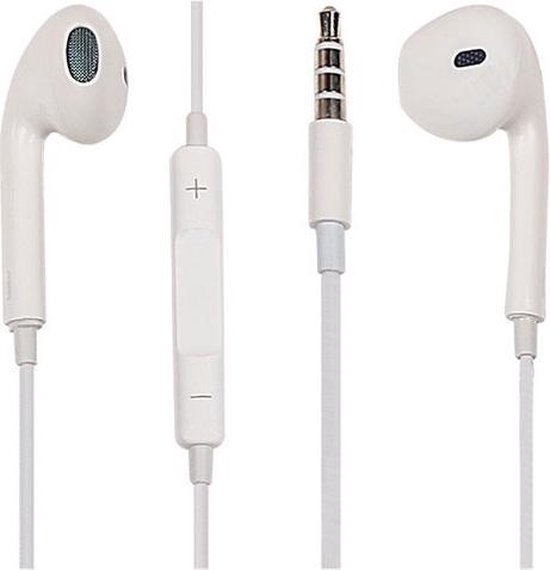 Dan verkeer Tulpen Headset Oortjes voor iPhone 5/5s Wit met microfoon - In ear oortjes  koptelefoon... | bol.com