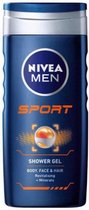 Nivea Douchegel 3in 1 - Men Sport - 5 x 250 ml