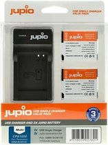 Jupio Kit: 2x Battery DMW-BCM13E 1150mAh + USB Single Charger
