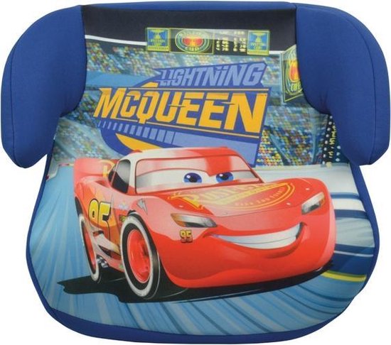Helderheid boekje Nadruk Auto Zitverhoger Cars - Disney - Pixar - Autozitje - Kinderzitje -  Lightning McQueen | bol.com