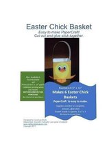 Easter Chick Basket PaperCraft