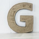 Nieuw bol.com | Muurletter G Creme | Decoratieve Wandletters | Letters UD-19