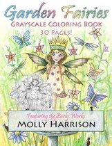 Garden Fairies Grayscale Coloring Book