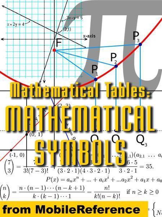 Mathematical Tables: Mathematical Symbols (Mobi Study Guides ... - cover
