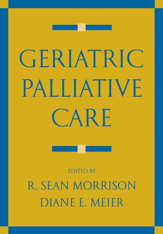 Geriatric Palliative Care - cover