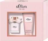 s. Oliver For Her - Geschenkset - Eau de toilette 30 ml + Douchegel 75 ml