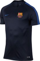 Nike Dry FC Barcelona Trainingsshirt Heren Sportshirt - Maat XL  - Mannen - blauw