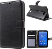 Cyclone wallet hoesje Sony Xperia E4 zwart