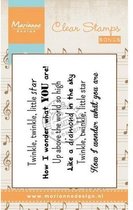 Marianne Design Stempel Song Twinkle twinkle little star (EN) CS0966