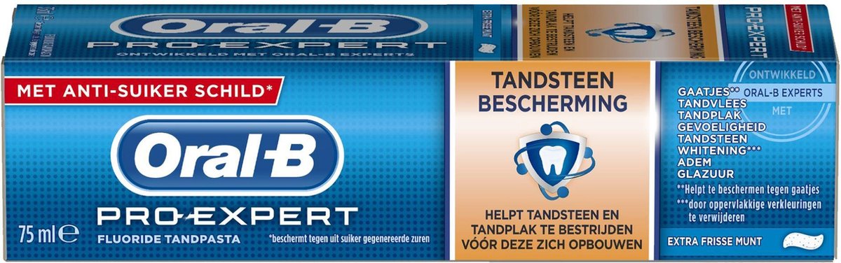 Oral B Pro-Expert Tandsteen Bescherming - Voordeelverpakking 12x75ml -  Tandpasta | bol.com