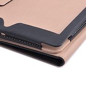 Hoes geschikt voor Apple iPad Pro 12.9 (2017 / 2015) - Zwart Book Case Leer Luxe Hoesje - Smart Cover Case van iCall