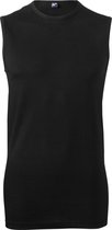 Alan Red Singlet Montana, O-hals, zwart