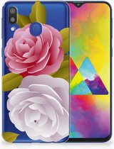 Coque pour Samsung Galaxy M20 (Power) Protection Téléphone Des Roses