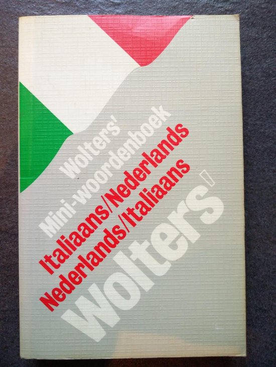 Wolters mini woordenboek italiaans(1e dr - cover
