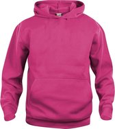 Clique Basic hoody jr Helder Kersen maat 130/140