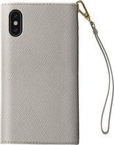 iDeal of Sweden iPhone X | Xs Mayfair Clutch Light Grey
