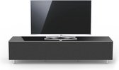 Just-Racks JRL1654T-BG | tv-meubel voor soundbar in hoogglans zwart - 1.65m breed