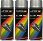 Motip 4059 Zinc Spray - 400 ml 3 pièces