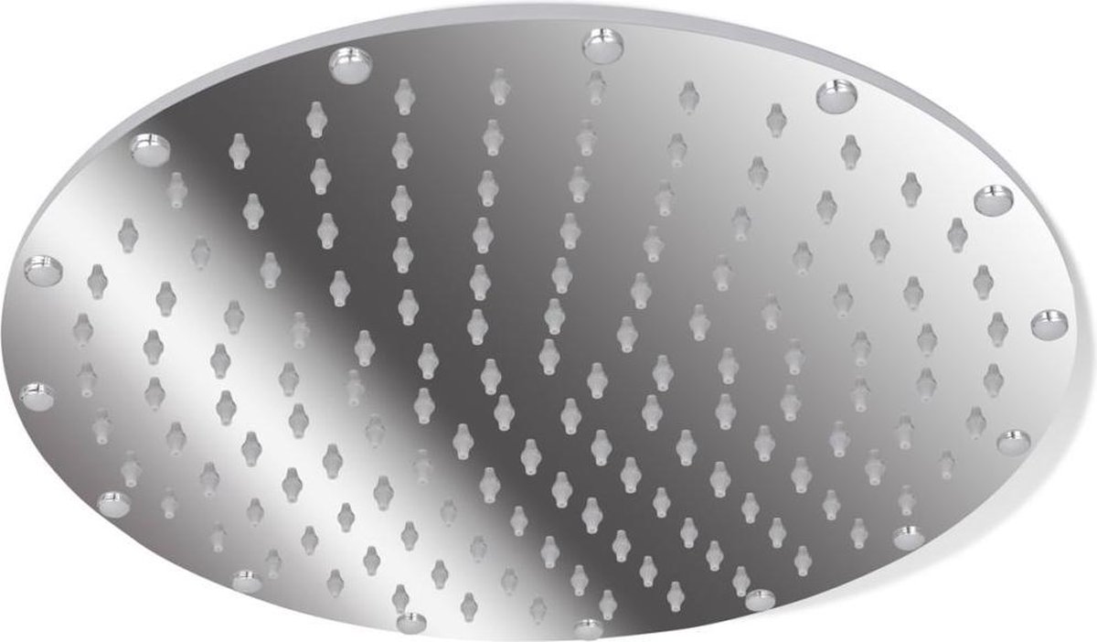 vidaXL Douchekop RVS regendouchekop 50 cm rond