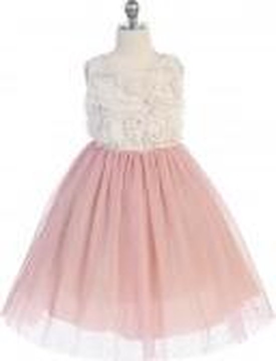 Jolie rose princesse Boutique robe de soirée PRETTYPINK.NL filles robe de bal taille 134/140
