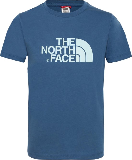 The North Face S/s Easy Tee Outdoorshirt Kinderen - Shady Blue / Canal Blue  | bol.com