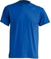 JHK t-shirts kleur royal blue maat XXL - Set van 5 stuks