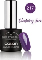 Cosmetics Zone UV/LED Hybrid Gel Nagellak 7ml. Blueberry Jam 217