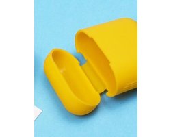 Airpods Silicone Case Cover Hoesje geschikt geschikt voor Apple Airpods - Mango