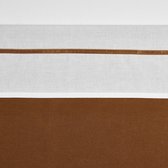 Meyco ledikant laken Bies velvet - 100x150cm - camel