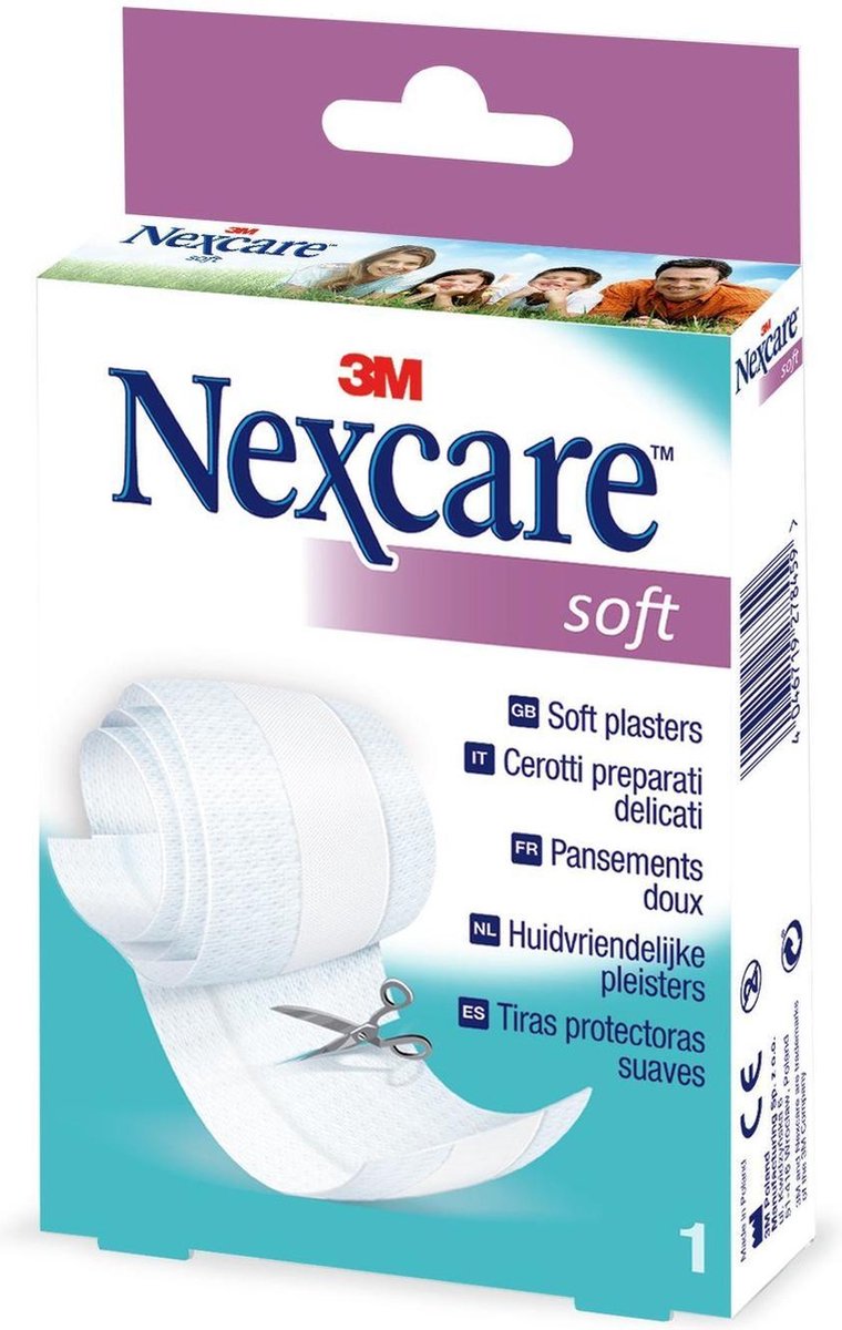 Goedkoopste Nexcare 3m Soft Plasters Band 8cmx1m 1 N051b