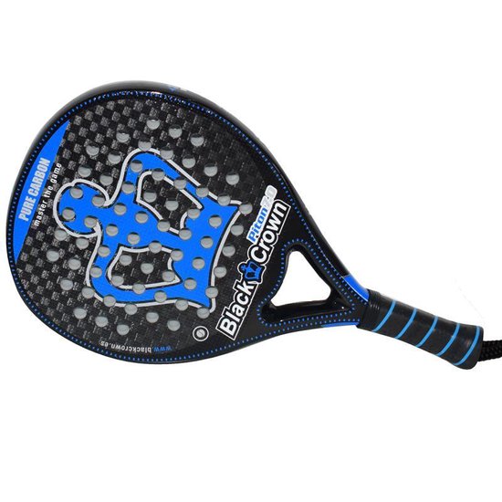 Black Crown Piton Padelracket – Rond, 365g, 38mm Frame, 80% Carbon – Voor Gevorderden Die Controle En Power Willen Combineren 2 miniatura