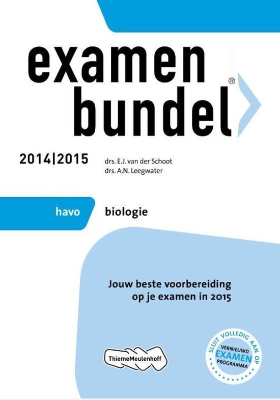 Examenbundel - Biologie Havo 2014/2015