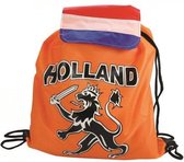 Oranje Holland rugzak - Leeuw en Holland opdruk - Rugtas