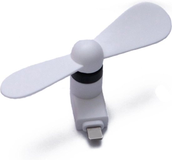 scheuren niet voldoende zelfmoord Micro-USB Ventilator - Wit | bol.com