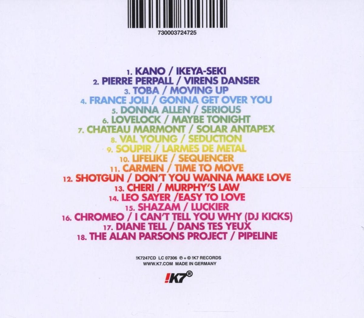 DJ Kicks, Chromeo CD (album) Muziek