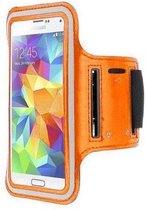 Samsung Galaxy S5 sports armband case Oranje Orange